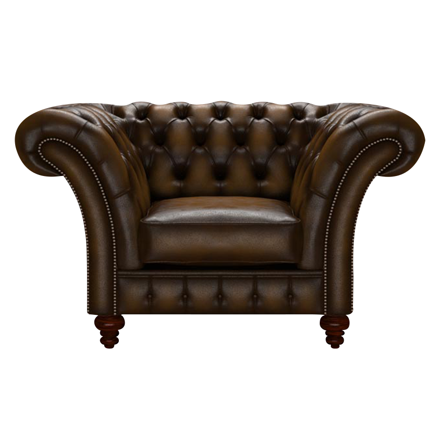 Wordsworth Chesterfield Fåtölj Antique Gold