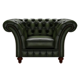 Wordsworth Chesterfield Fåtölj Antique Green