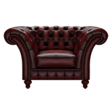 Wordsworth Chesterfield Fåtölj Antique Red