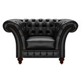 Wordsworth Chesterfield Fåtölj Birch Black