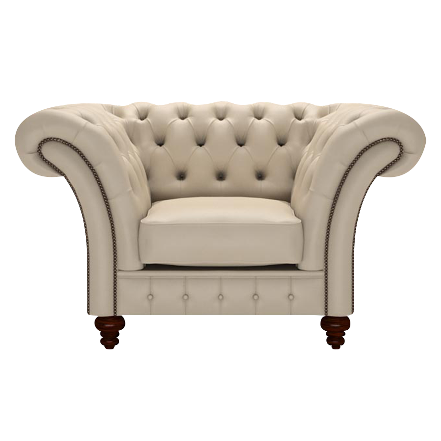 Wordsworth Chesterfield Fåtölj Birch Blush Beige