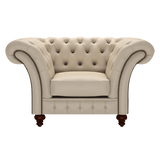 Wordsworth Chesterfield Fåtölj Birch Blush Beige
