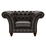 Wordsworth Chesterfield Fåtölj Birch Brown