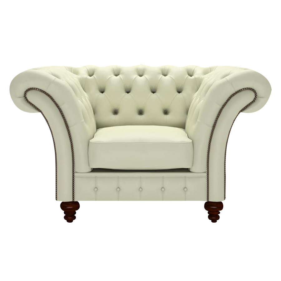 Wordsworth Chesterfield Fåtölj Birch Cream