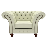 Wordsworth Chesterfield Fåtölj Birch Cream