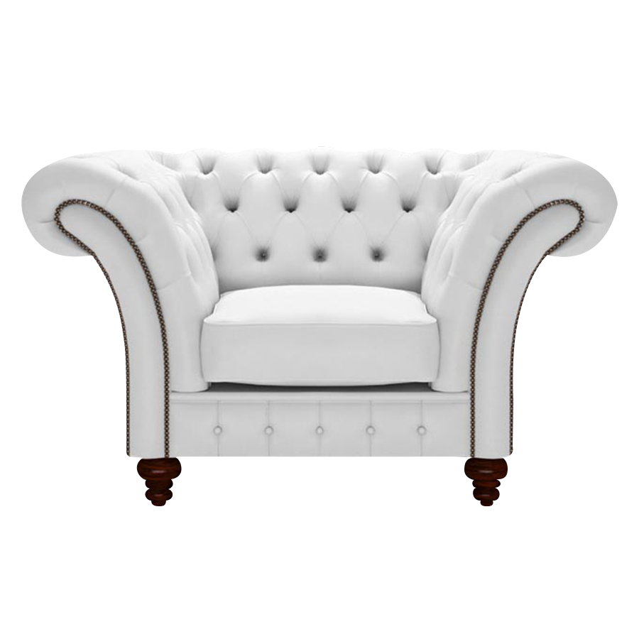 Wordsworth Chesterfield Fåtölj Birch White