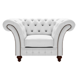 Wordsworth Chesterfield Fåtölj Birch White