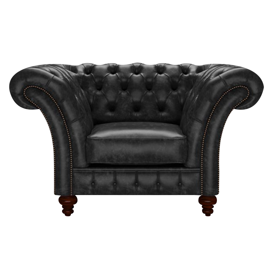 Wordsworth Chesterfield Fåtölj Etna Black