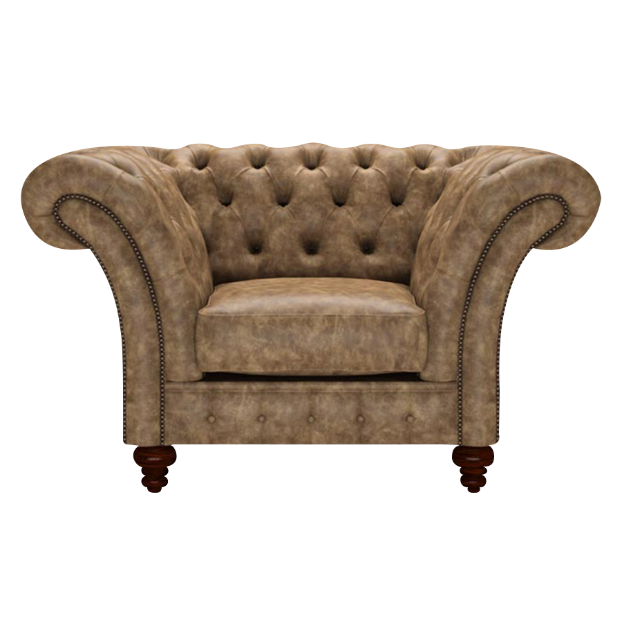 Wordsworth Chesterfield Fåtölj Etna Camel