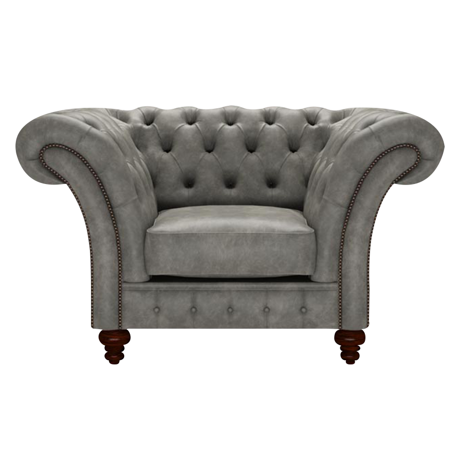 Wordsworth Chesterfield Fåtölj Etna Grey