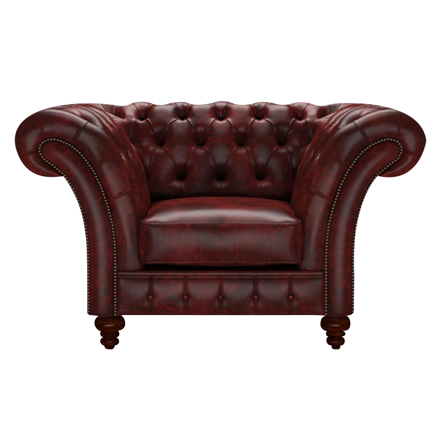 Wordsworth Chesterfield Fåtölj Etna Red