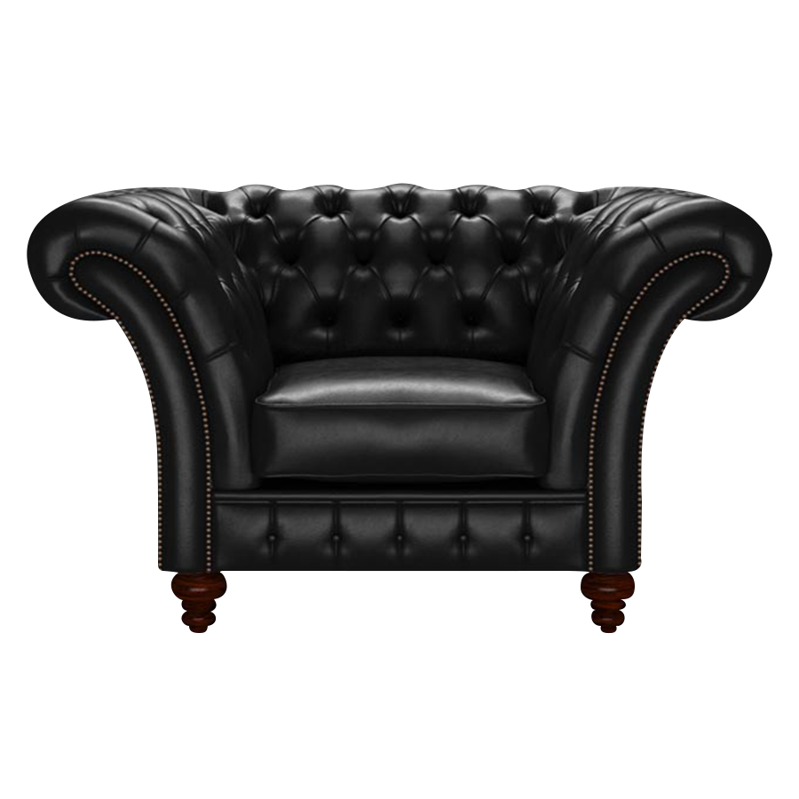 Wordsworth Chesterfield Fåtölj Old English Black