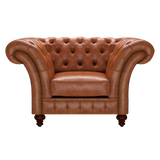 Wordsworth Chesterfield Fåtölj Old English Bruciato