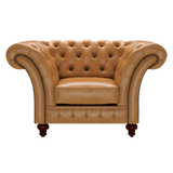 Wordsworth Chesterfield Fåtölj Old English Buckskin