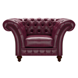 Wordsworth Chesterfield Fåtölj Old English Burgundy