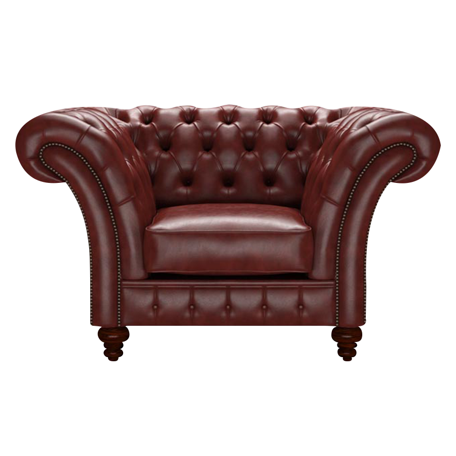 Wordsworth Chesterfield Fåtölj Old English Chestnut