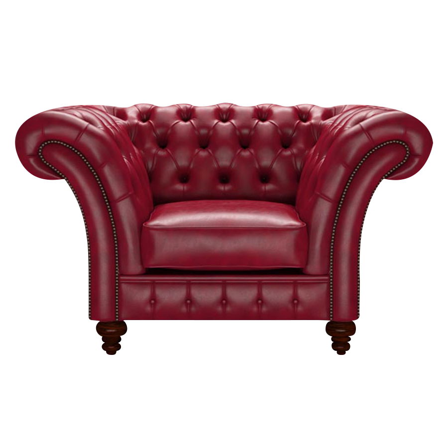 Wordsworth Chesterfield Fåtölj Old English Gamay