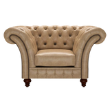Wordsworth Chesterfield Fåtölj Old English Parchment