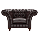 Wordsworth Chesterfield Fåtölj Old English Smoke