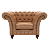 Wordsworth Chesterfield Fåtölj Old English Tan
