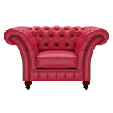 Wordsworth Chesterfield Fåtölj Shelly Flame Red