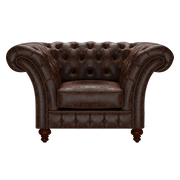 Wordsworth Chesterfield Fåtölj Tudor Mahogany