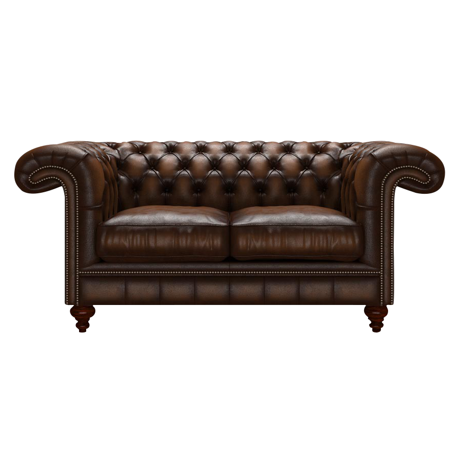 Allingham 2 Sits Chesterfield Soffa Antique Autumn Tan