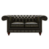 Allingham 2 Sits Chesterfield Soffa Antique Olive