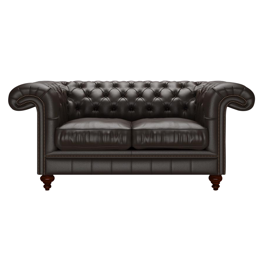 Allingham 2 Sits Chesterfield Soffa Birch Brown