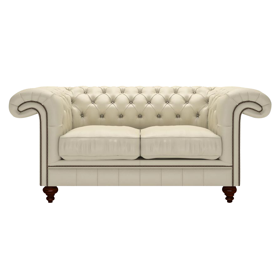 Allingham 2 Sits Chesterfield Soffa Birch Ivory