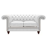 Allingham 2 Sits Chesterfield Soffa Birch White