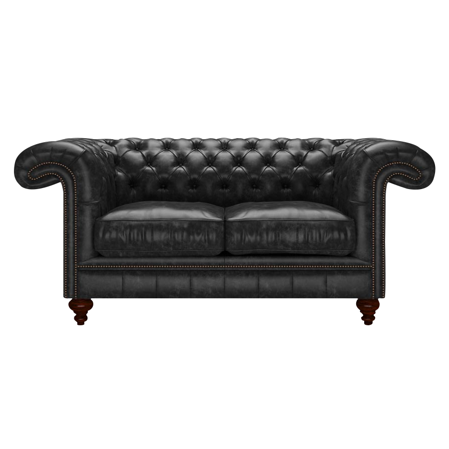 Allingham 2 Sits Chesterfield Soffa Etna Black