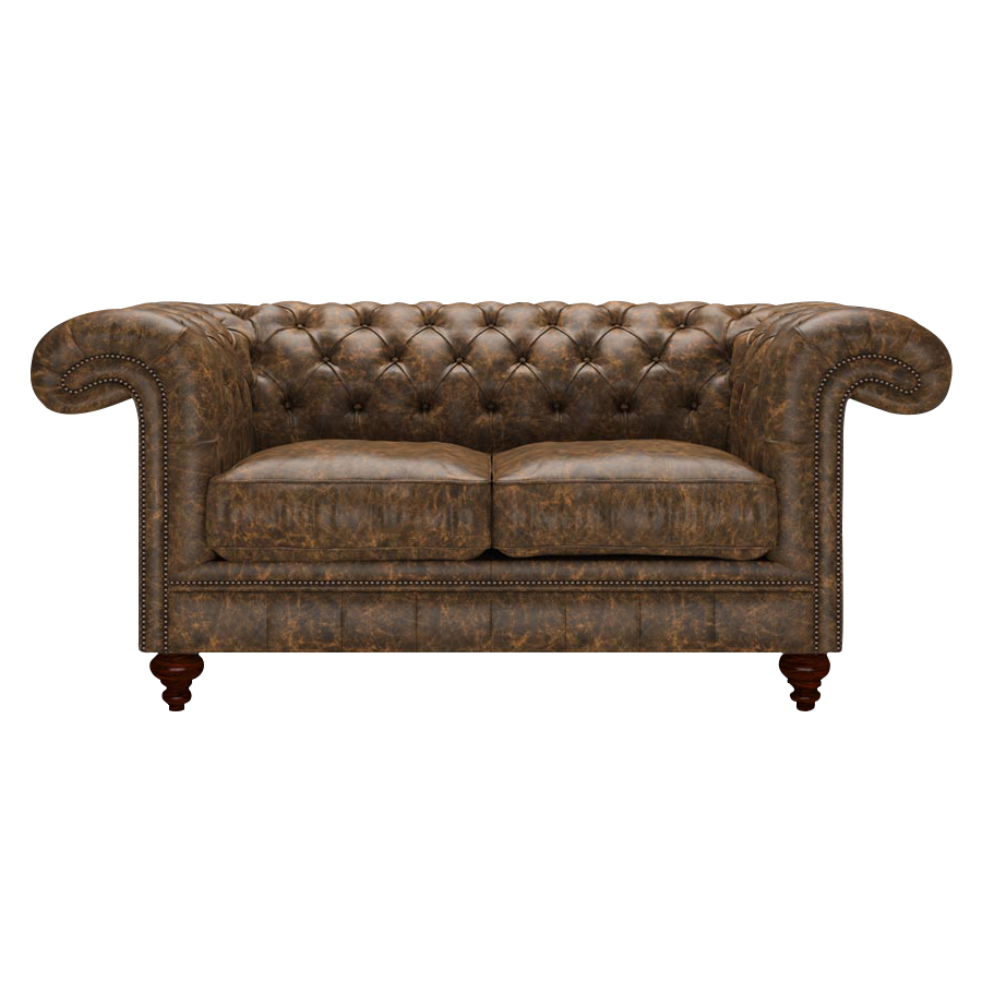 Allingham 2 Sits Chesterfield Soffa Etna Brandy