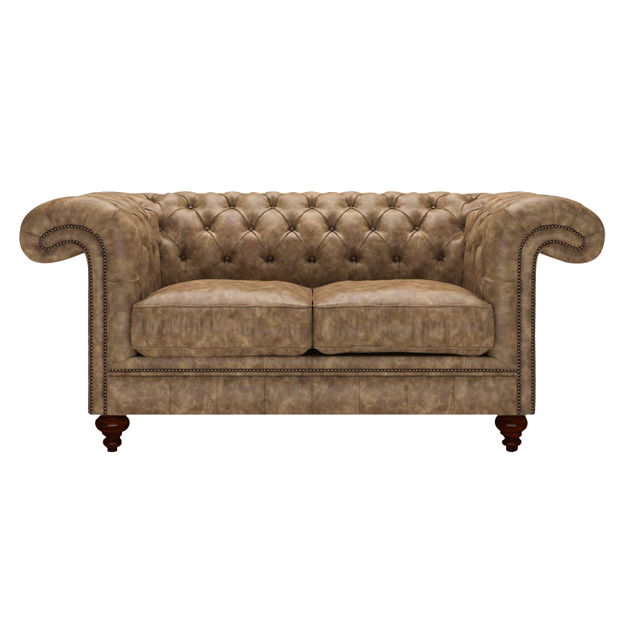 Allingham 2 Sits Chesterfield Soffa Etna Camel