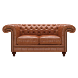 Allingham 2 Sits Chesterfield Soffa Old English Bruciato