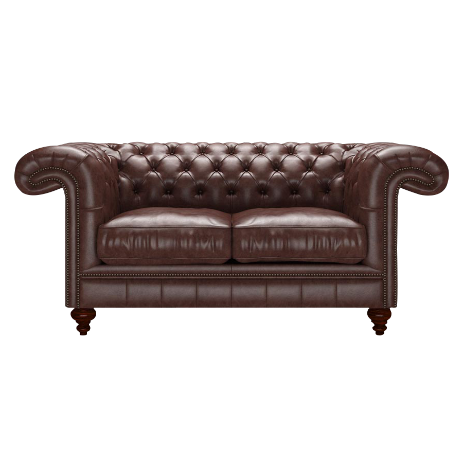 Allingham 2 Sits Chesterfield Soffa Old English Dark Brown