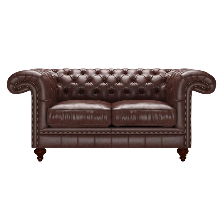 Allingham 2 Sits Chesterfield Soffa Old English Dark Brown