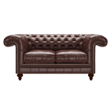 Allingham 2 Sits Chesterfield Soffa Old English Dark Brown