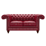 Allingham 2 Sits Chesterfield Soffa Old English Gamay