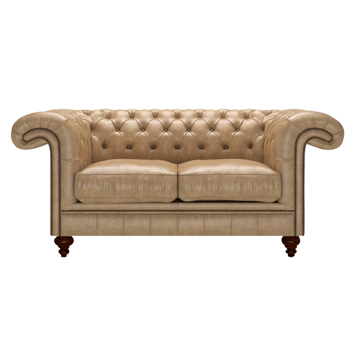Allingham 2 Sits Chesterfield Soffa Old English Parchment