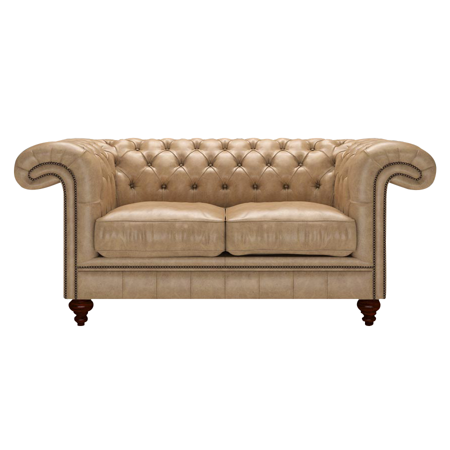 Allingham 2 Sits Chesterfield Soffa Old English Parchment