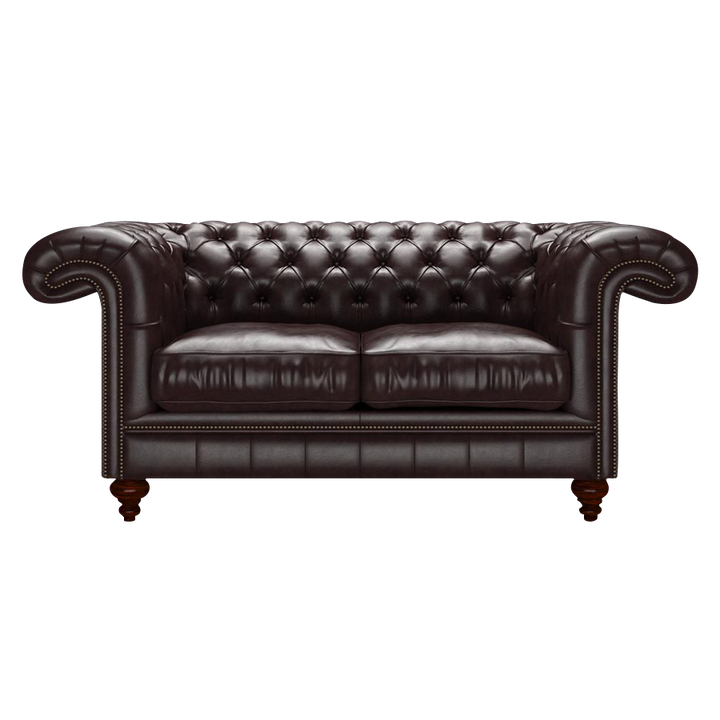 Allingham 2 Sits Chesterfield Soffa Old English Smoke