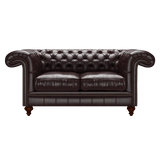 Allingham 2 Sits Chesterfield Soffa Old English Smoke
