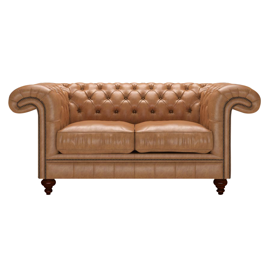 Allingham 2 Sits Chesterfield Soffa Old English Tan
