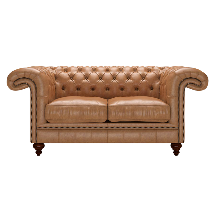 Allingham 2 Sits Chesterfield Soffa Old English Tan