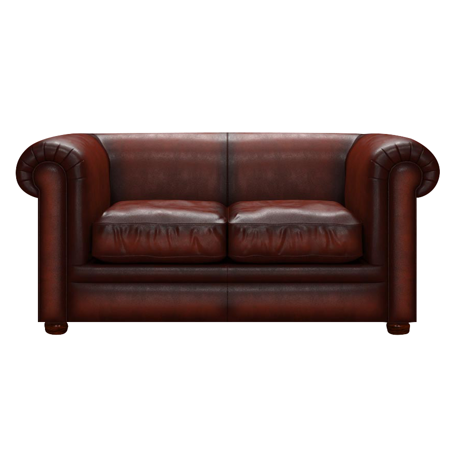 Austen 2 Sits Chesterfield Soffa Antique Chestnut