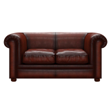 Austen 2 Sits Chesterfield Soffa Antique Chestnut