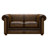 Austen 2 Sits Chesterfield Soffa Antique Gold