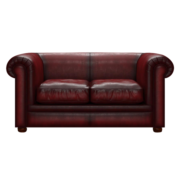 Austen 2 Sits Chesterfield Soffa Antique Red