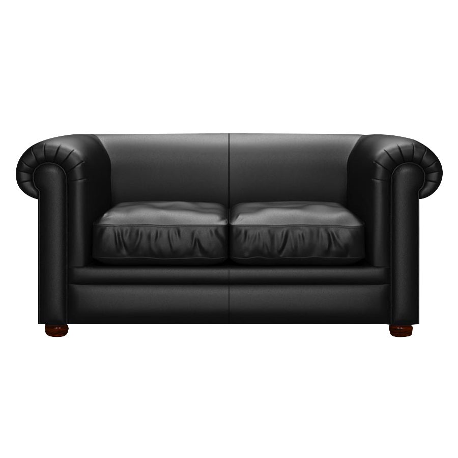 Austen 2 Sits Chesterfield Soffa Birch Black